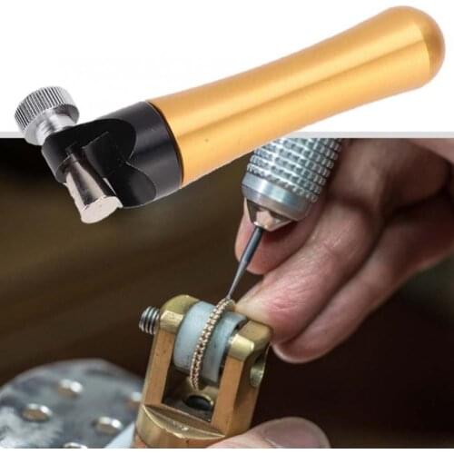 Professional Ring Fixture Clamp Setting Tool Kit 7Round Dies Measuring Metal Stick Ring Sizer Processing Tool For Jewelry Making