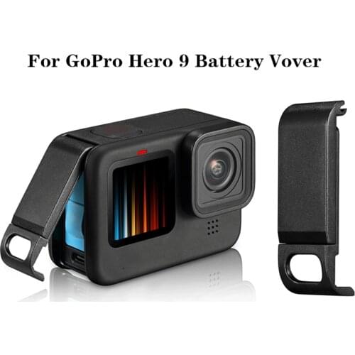 Rechargeable Side Cover for GoPro Hero 9 Removable Lid Silicone Case Protective Cage Lens Cap for Go Pro Hero9 Black Accessories