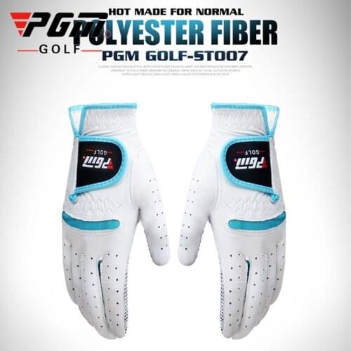 Pgm Womens Golf Gloves Left Hand & Right Hand Golf Gloves Breathable Palm Protection Anti-skid Sport Accessories D0917