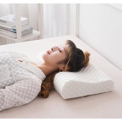 Memory Foam Bedding Pillow Shaped Ergonomic Cervical Pillow Sleeping Comfortable Neck Protection Butterfly Memory Foam Pillow