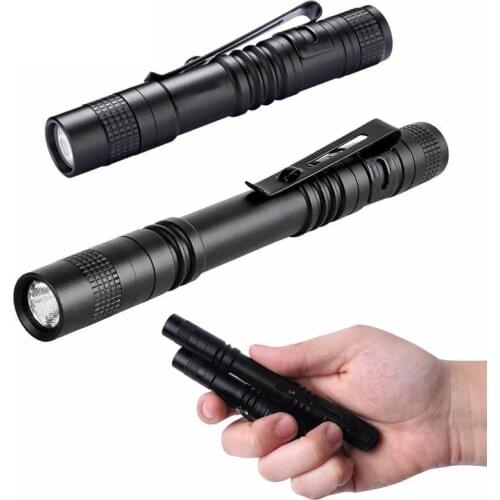 D5 LED Flashlight Pen Light Mini Portable 1000 lumens 1 Switch Mode led flashlight For the dentist and for Camping Hiking Out