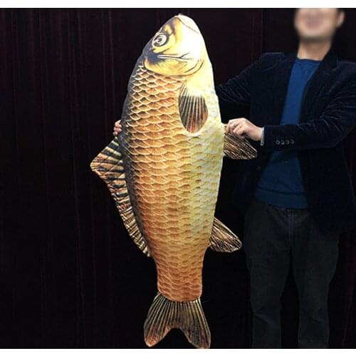 Appearing Fish - Large (130cm) Magic Tricks Stage Close Up Magia Empty Bag Appearing Fish Magie Illusions Gimmick Props Magica
