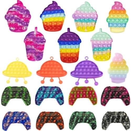 Push Bubble Sensory Puzzle Toy Autism Special Needs Kids Adults Interactive Relaxing Focus Training Decompression Toys