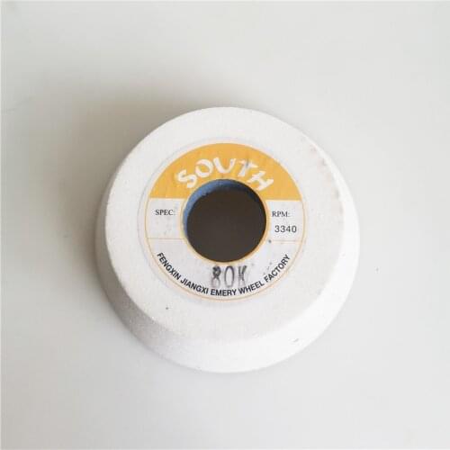 Cup-shaped 125mmWhite/Brown Corundum Grinding Wheel for High Carbon Steel and High Speed Steel 1Pc