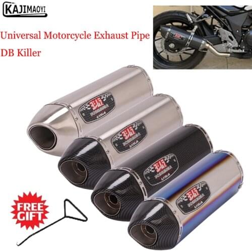 YOSHIMURA Universal Motorcycle Exhaust Pipe Modified DB Killer Muffler Escape Moto For Honda PCX125 Z900 G310GS GSXR600 R3 MT07