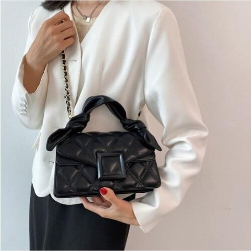 High Quality Ladies Shoulder Bag 2021 Net Red New Female Bag Fashion Shoulder Messenger Bag Korean Chain Small Square Bag