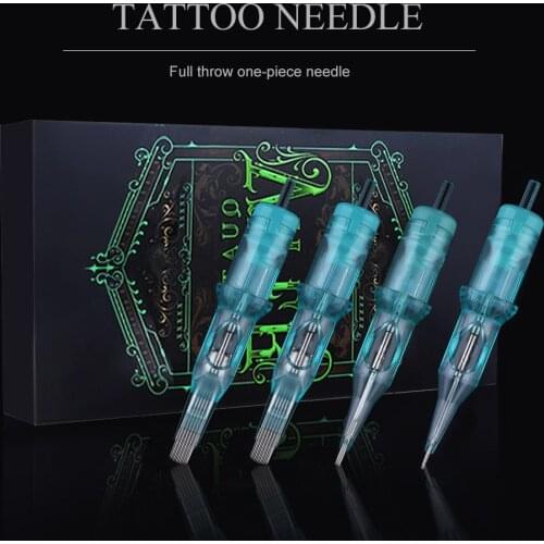 Hot Sale 10Pcs Tattoo Cartridge Needles #12 0.35mm RL RS RM M1 Professional Disposable Semi Permanent Eyebrow Lip Makeup Needles