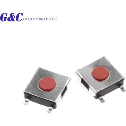 100pcs 3*6*2.5mm SMD Tact light touch switch 4 pin side button Micro button 3*6*2.5mm diy electronics