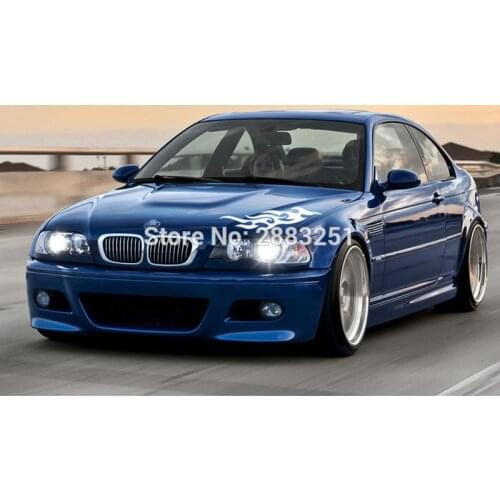 2pcs Car Styling Auto Flame Fire Sticker Decal Decor for Ford mondeo kuga fiesta Focus2 3 ecosport fusion ranger Accessories