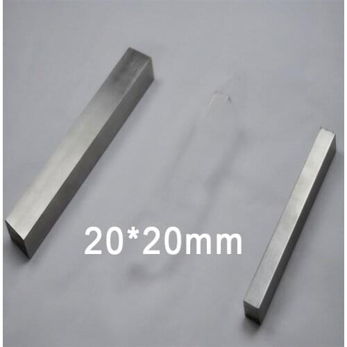 20mm x 20mm 500mm length GR2 titanium square bar square Ti strip titanium alloy square rod quadrate rod
