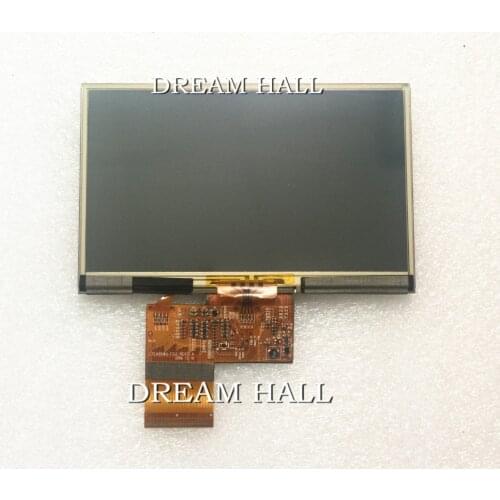 Free shipping 4.8 inch A+ LTE480WQ-F02 LCD display with touch screen digitizer for TomTom GPS