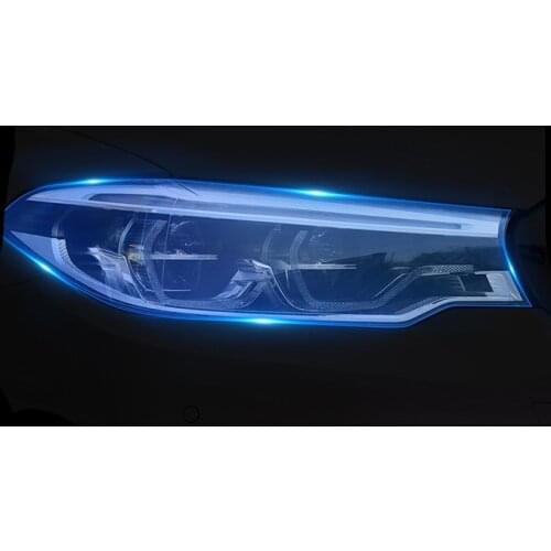 For BMW F30 F10 F25 X5 F15 X6 F16 G30 F25 F45 G11 G12 G30 X1 F48 Car Accessories Headlight Protection Film Lamp Hoods Stickers