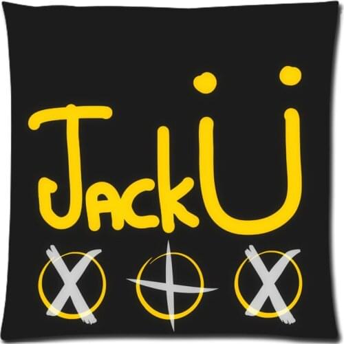 Cotton Linen Jack U Custom Cushion Cover Decoractive Pillow Cover Throw Pillow Case kids Gift 45X45CM