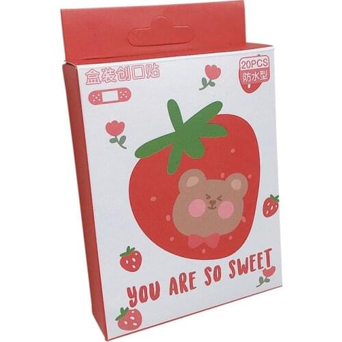 20pcs/box Cartoon Hemostasis Adhesive Bandages for Children Kids First Aid Emergency Woundplast for Kids Medical Wound Tape