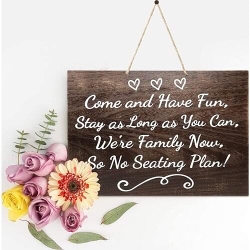 Wedding Party Sticker Wedding Reception Sign Vinyl Decal Wedding Welcome Decoration For Mirrow Cardboard Wooden Frame Removable