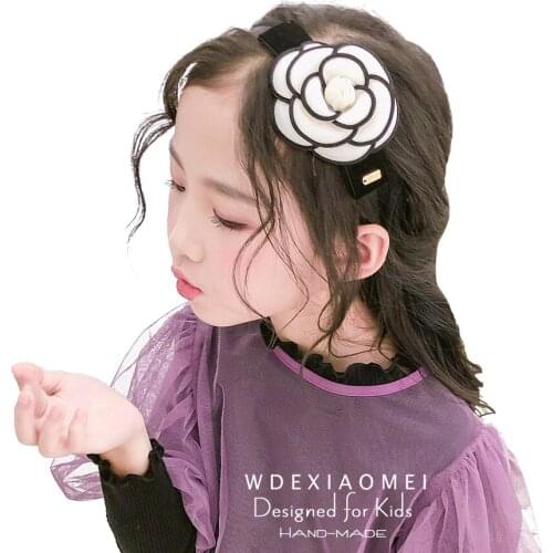 Vintage Flower Headband Woman Girl Hair band Elegance Sweet Headwear Velvet Floral Hairbands Fashion Party Hair Hoop Accessories