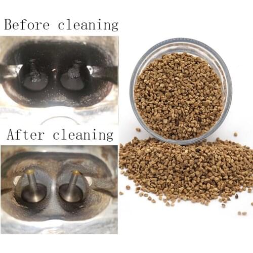 Polishing Walnut Shells, Abrasive Particles, In Addition To Carbon Deposits, Polishing Machine, Aandblasting Walnut Sand