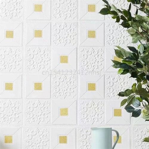 Ceiling Wall Stickers Roof Decoration Wallpaper Self Adhesive 3d Foam Waterproof Diy Home Decor Kid Room Kitchen Tv Background