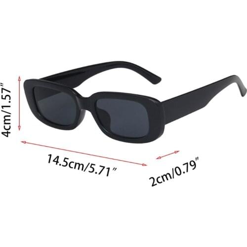 Unisex Square Fashion Vintage Sunglasses UV Protection Eyewear Shade Eyeglasses XXFF