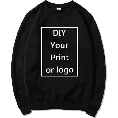 Unisex Custom Logo Design Sweatshirts Streetwear Drop Shipping Wholesale oversized sweatshirt Clothing tops