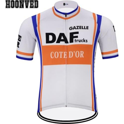 Tour de Spain Go Pro Man Retro DAF Road Cycling Jersey Short Sleeves Clothing Summer Triathlon Wear Mtb Jersey maillot ciclismo