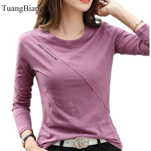 Женские базовые футболки TuangBiang China At AliExpress