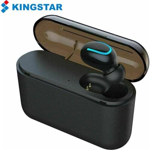 TWS Bluetooth Earphones Single Wireless Headphones Touch Control Sports Earbuds with Microphone Stereo Sound Music Headset