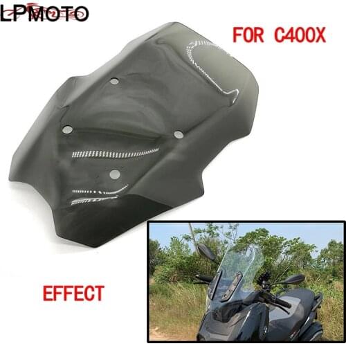For C400X Motorcycle Windscreen Windshield Shield Screen For BMW c400x 2019 2020
