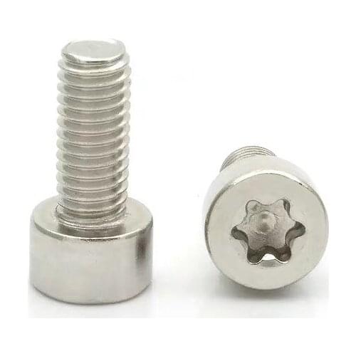 50pcs/lot M3 M4 GB2671.1 304 Stainless steel cheese head torx screw