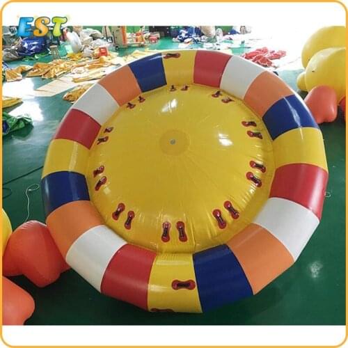 12 Seats Floating Water games Water UFO Inflatable Water Saturn for Lakes Pools or Sea