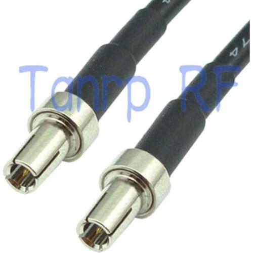 10pcs 6in TS9 male plug to TS9 male plug RF adapter 15CM Pigtail coaxial jumper cable RG174 extension cord