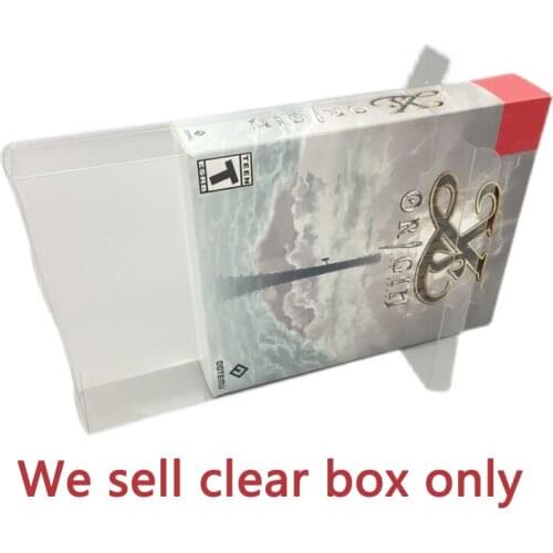 20PCS US Edition Clear box for SWITCH NS LRG Limited Edition Transparent Collection Display Box for Ys Origin Limited Edition