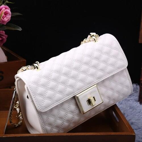 2021 New Fashion Diamond Lattice Small Square Bags High Quality Women Leather Handbags Famous Designer Shoulder Messenger Bags