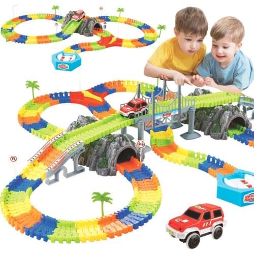 5.5cm Rail Track Toy DIY Universal Racing Tracks Accessories Railway Rail Cars Toys for Children Gifts Educational