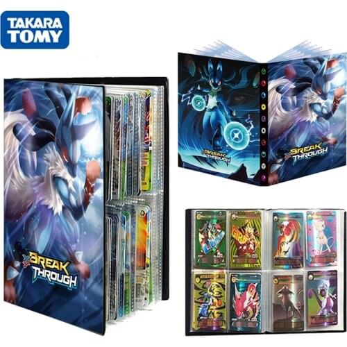 240Pcs Pokemon Album Book Anime Display Livre Pokémon Collections Map Binder Playing Game EX GX Cards Folder Holder Kid Toy Gift