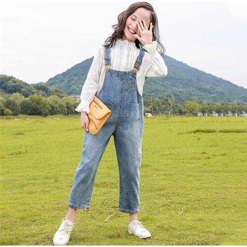 AYYLISSNA Denim Overalls For Girls
