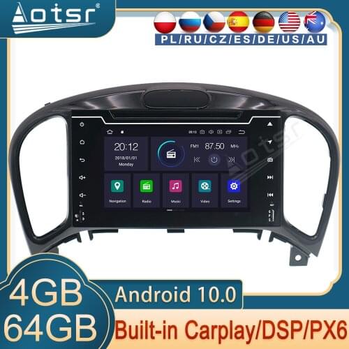 Carplay GPS For Nissan Juke Android Radio 2014 2015 2016 PX6 Audio Car Navigation Muiltimedia Touch Screen Auto Stereo Headunit