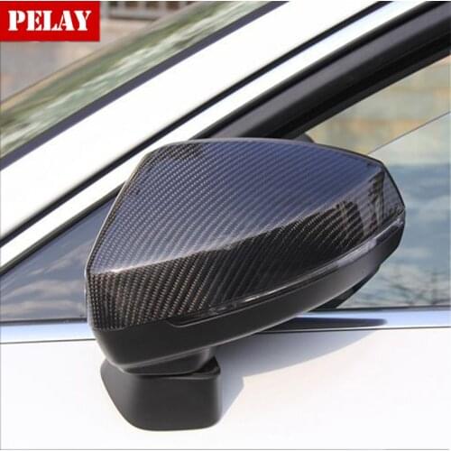 Dry Carbon Real View Mirror Cover For Audi A3 S3 RS3 2014 2015 2016 - UP Car Styling Dry Carbon Side Caps 1:1 Replacement Style