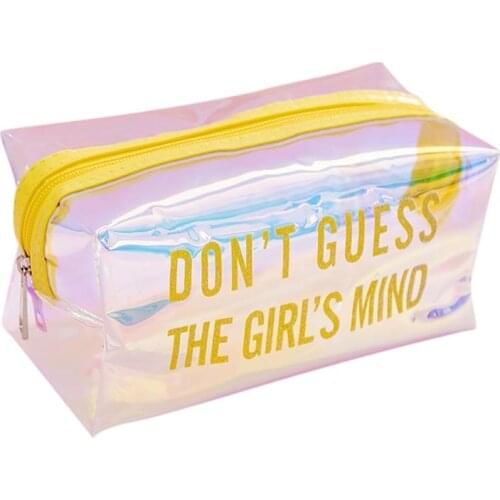 Coofit 1pc Colorful Makeup Bag Toiletry Carry Pouch Portable Travel Toiletry Pouch Waterproof Zip Cosmetic Bag For Women
