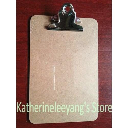 A5 MDF clip board Wooden file clipboard restaurant clipboard office supplies/stationery Menu clipboard