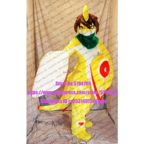 Customized Available REAL PHOTO yellow dinosaur bird full sets dog Suit fursuit Costume fox Party Fancy Dress Carnival Gift