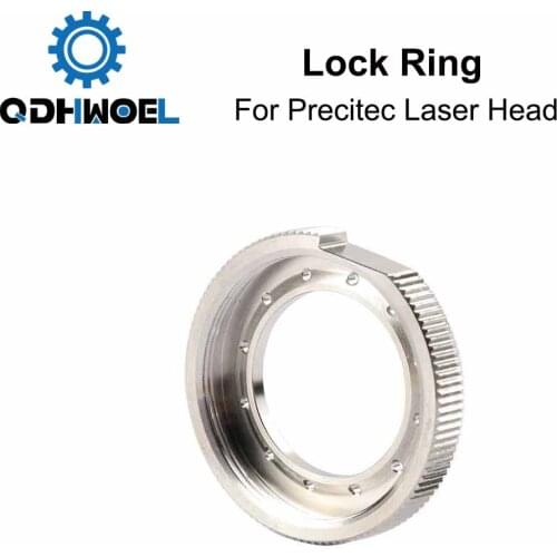 QDHWOEL Ceramic Lock Ring Nut Fiber Laser Head Parts Laser Nozzle Connector Fasten Ring Fiber Laser Raytools