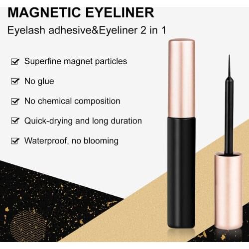 YAPEMAKER Magnet Eyeliner 5ml Magnetic Eyelashes Eyeliner Handmade Natural Makeup