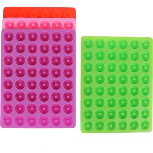 Mini Donut Silicone Mold Chocolate Biscuit Cake Molds Donut Bakeware Dessert Silicone Mold Donut Baking Pan Ice Molds 48 Cavity