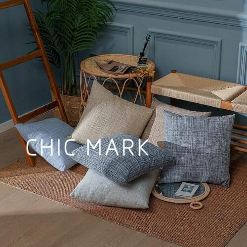 Cushion Cover Poszewki Na Poduszki Dekoracyjne Striped Pillow Cover Sofa Cover Pastel Colors Square Pillow Case Sea Style Pillow