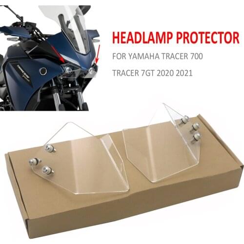 NEW Tracer 700 Motorcycle Accessories Transparent Headlight Protection For YAMAHA TRACER700 Tracer 7 GT MT-07 MT07 2020 2021