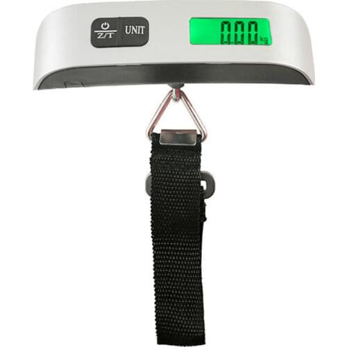 Portable 50kg/10g Hanging Electronic Digital Travel Suitcase Luggage Scales LED Display Kitchen Accessories Scales