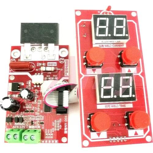 NY-D04 100A DIY spot welder transformer controller Adjusting time and current Digital display