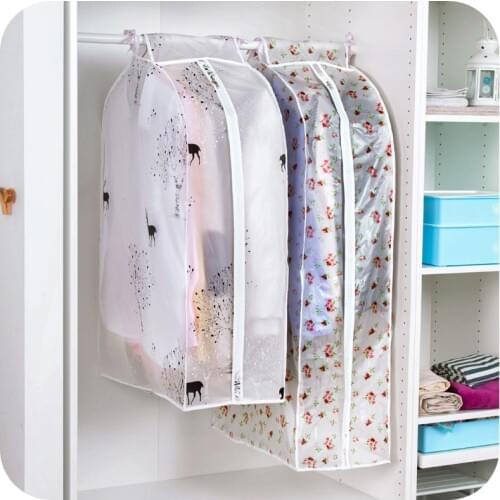 Organization Storage Bag dust bags Cover Clothes Protector Case for Overcoat Suits Garment Hanging his pocket Organizador