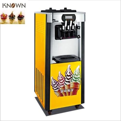 High quality ice cream making machine soft ice cream machine pink/sliver/yellow three colors ice cream machine